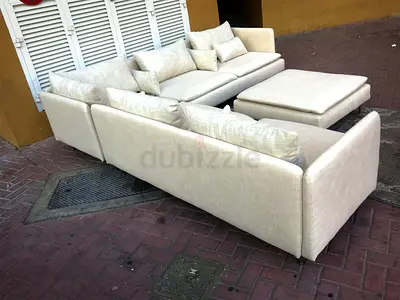 Perfect condition Neit and clean IKEA Sodhremn L Shape Sofa Beige without ottoman
