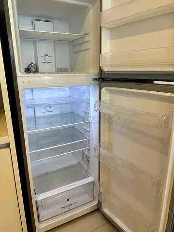 Daewoo Stainless Steel Top-Freezer Refrigerator - Excellent Condition