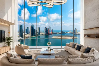 Invest in a Fully Furnished 2-Bedroom Apartment with Sea View | Al Ghaf Tower | Direct from the Developer