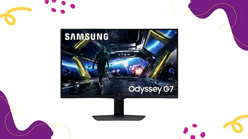 Samsung 27 Inch Odyssey G7 G70D UHD 144Hz Gaming Monitor LS27DG702EEXXY