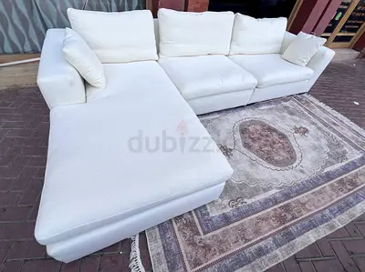 Marina home feather filled Sofa Beige