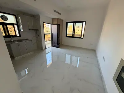 First occupancy - Balcony - Built-in wardrobes - Central air conditioning - High-end finishing - Free maintenance - Easy access to Sharjah and Dubai e