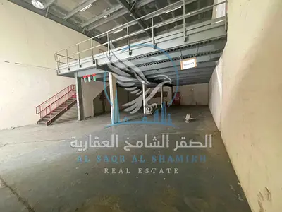 Warehouse in Industrial Area 13, main road, 4,800 sq. ft., 3,000 ground floor, 1,800 mezzanine, 10 KW power, practical layout