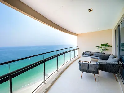 Sea View | Fully Furnished | 3BR Corner Residence