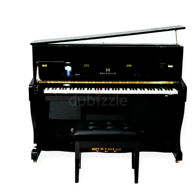 Heinrich Upright Piano HN-110E – Polished Black