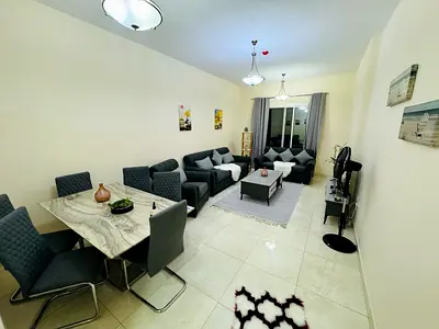Furnished 2 Bedroom Apartment for Rent in Al Taawun Balcony | Parking AED 5,500/Month