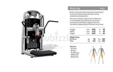 Technogym Selection Multi Hip (M967) – Commercial Gym Machine
