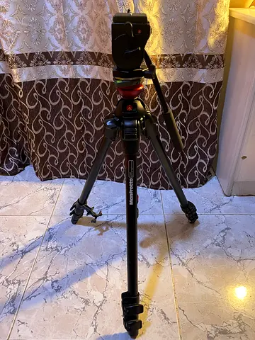 Manfrotto 756B Tripod with Fluid Head - Good Working Condition