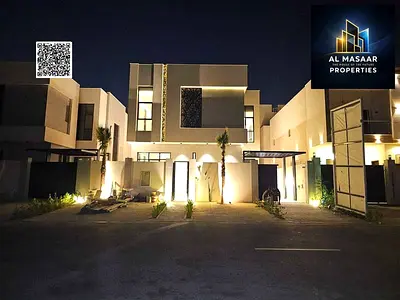A luxurious villa including electricity, water, and central air conditioning, located directly oppo