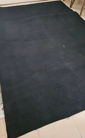 Plain Black carpet / Area Rug
