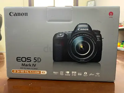 Canon EOS 5D Mark IV DSLR with EF 24-105mm f/4L IS II USM Kit - Boxed