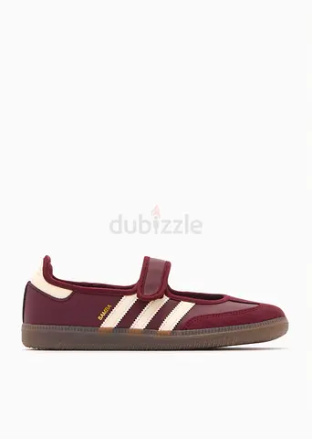 Maroon Adidas Mary Jane Sneakers