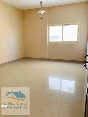 A spacious studio apartment is available for annual rent in Al Jurf 3, Ajman, in a prime location t