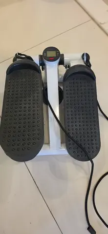 Compact Mini Stepper with Resistance Bands - Good Working Condition