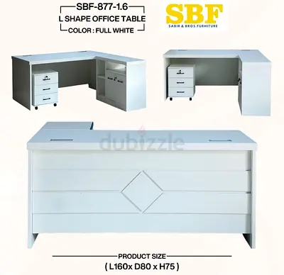 Heavy Duty Premium Quality Executive L Shape Table New For Sale