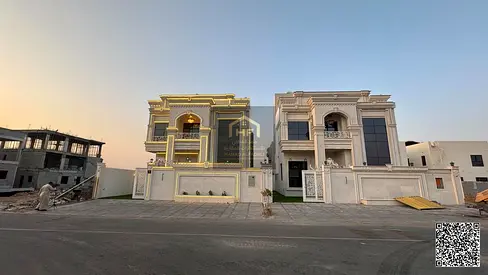 🏛️ فيلا كلاسيك مستقلة واجهة حجر (G+1+R) في الحليو 1 - تكييف مركزي مقابل المول وشامل التسجيل (2,050,000 درهم)