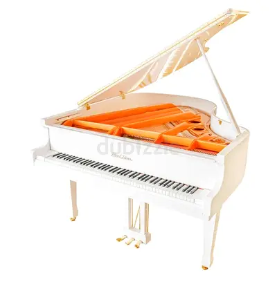 Pearl River Grand Piano - White
