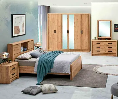 New King size Wooden Complete bed room Set Available