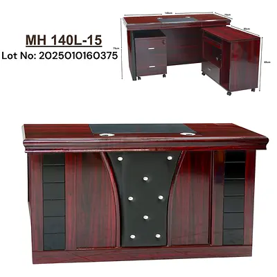 140Cm Brand New Executive L Shape Table