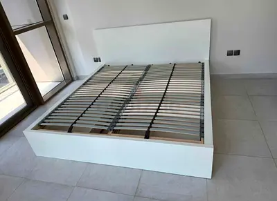 IKEA malam bed with mattress King size bed