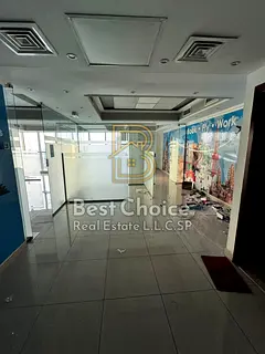 Premium Office for Rent in Al Majaz 1 | 965 Sq. Ft. | Glass Façade | Waterfront View | 7 Private Ro