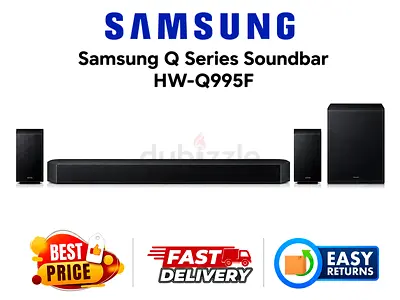 Samsung Q-Series Soundbar, Subwoofer, Rear Speakers - New, Complete Accessories - FREE DELIVERY WARR