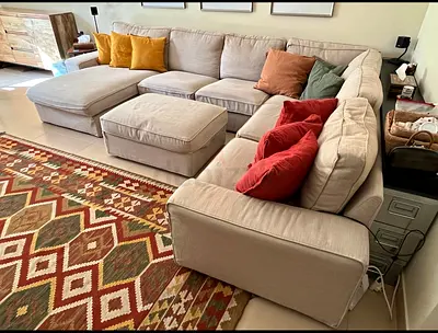 Ikea kivik U Shape Sofa Beige Excellent Condition
