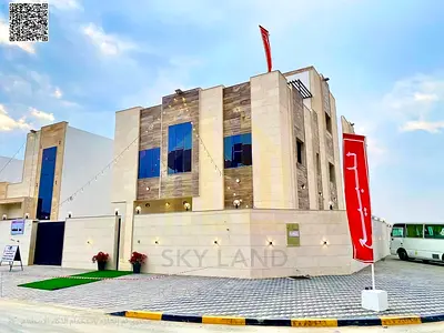🏡 فيلا للإيجار في الزاهية | 5 غرف ماستر | موقع مميز | 125,000 درهم سنوياً | 4 دفعات