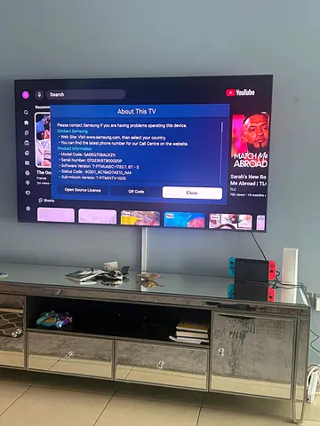 65 inch samsong 2022 model perfect