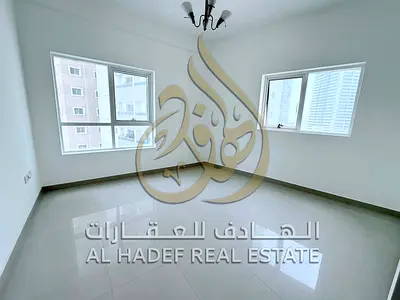 شقة غرفتين وصالة للإيجار السنوي في التعاون الشارقة بإطلالة مفتوحة جيم ومسبح مجاني داخل التاور موقع مميز للعائلات قريب من جميع الخدمات سهولة الوصول للط