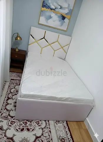Brand new couple size velvet bed with medical mattress available.