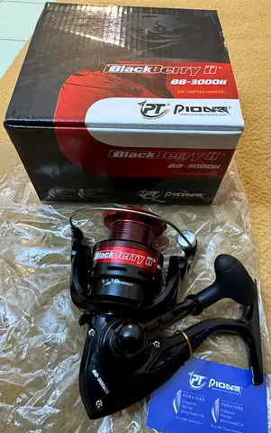 Fishing Reel Piona Black Berry II BB-3000ii Pioneer brand made in Singapore
