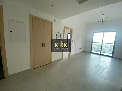 Bright 1BR | Binghatti Gems | Pool & City View | Unfurnished