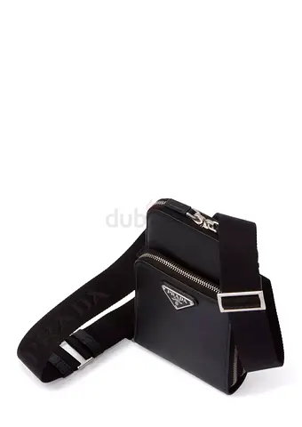 Prada Small Black Crossbody Shoulder Bag - Saffiano Leather