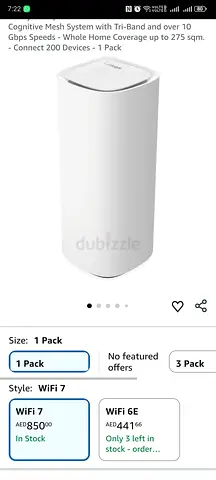 TP-Link Deco/Similar Mesh WiFi System (Tri-Band) - 1 Pack,