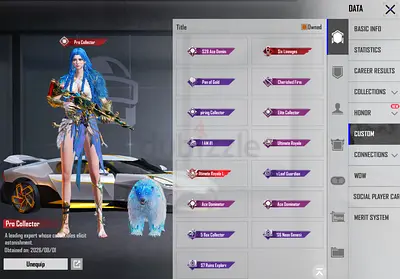 Pubg mobile account for sale collection lvl 75