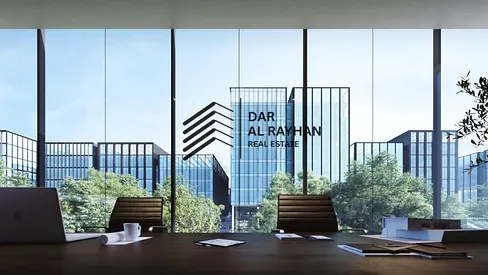 🏢 Premium Office for Sale | Aljada CBD | Landscape View | Only 10% Down Payment 🌿✨