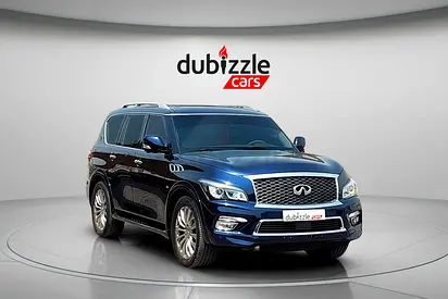 AED 2288/month | 2016 Infiniti QX80 | GCC Specs | Ref#501637