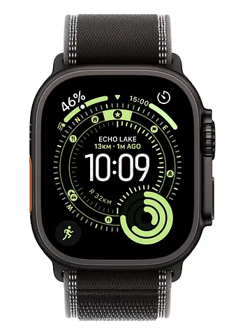 Apple Watch Ultra 3 GPS + Cellular 49mm Black Titanium Case With Black/Charcoa