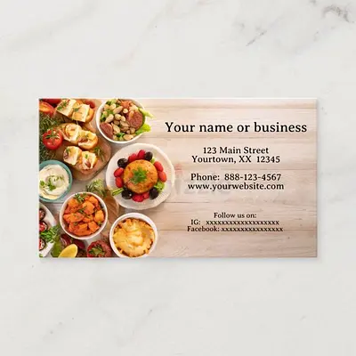 Custom Business Card - Double-Sided Design (Set)