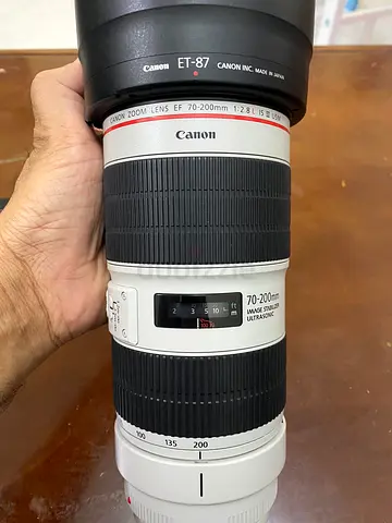 Canon EF 70-200mm f/2.8L IS USM mark 3 Lens (White) - Good Condition