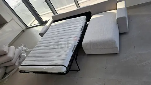 Ikea vimle L shape sofa bed Beige