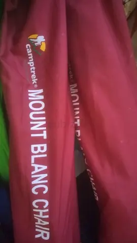 CampTrek Mount Blanc Folding Camping Chair red color.. 89 each