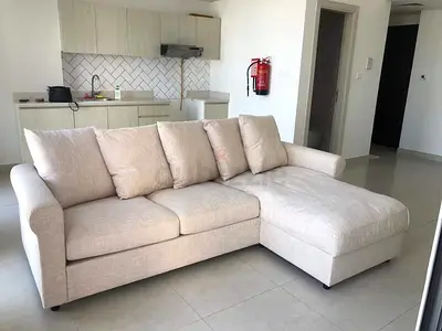 Ikea Gronlid L shape sofa bed Beige