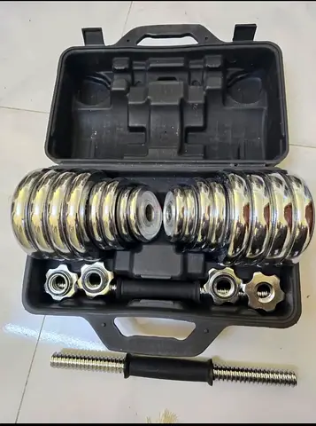 30kg full dumbell set available