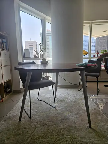 Big round mango tree table