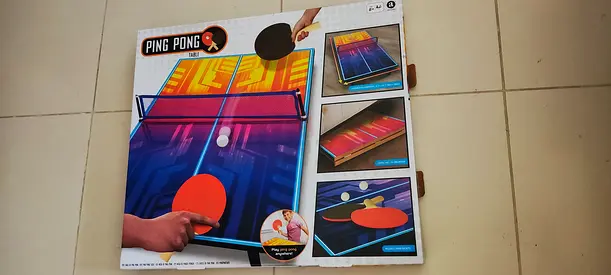 Table Tennis / Ping Pong Set with Net and Paddles (New in Box)