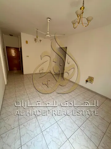 Most affordable 1-bedroom apartment (with living room) for annual rent in Sharjah – includes a balcony – AED 22,000 per year – flexible payment plan –