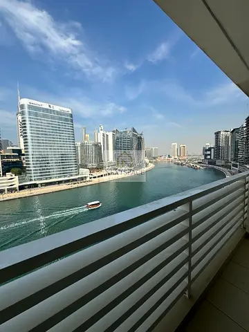 1 Bedroom | full Lake plus Burj Khalifa view | Business Bay
