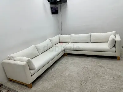 As perfect condition crate&barrel corner sofa